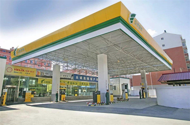 丰镇加气站钢结构网架案例7